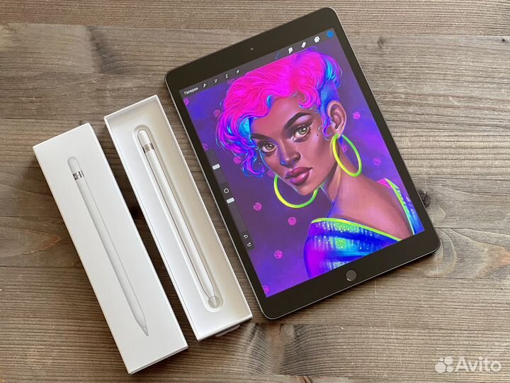 iPad 7 2019 10.9 + Pencil + Procreate комплект