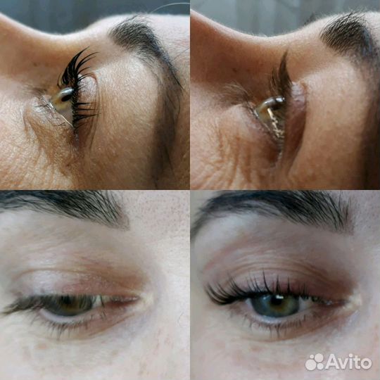 Ламинирование ресниц долговременная укладка бровей