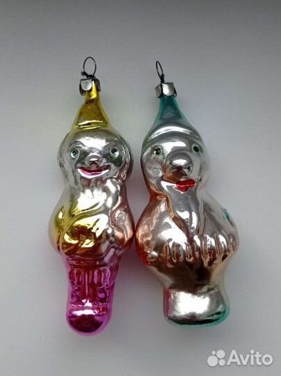 Елочные игрушки СССР