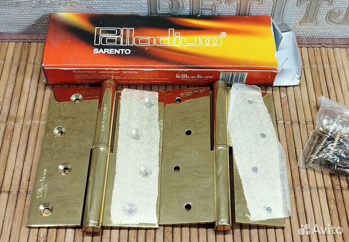 Петли дверные латунные