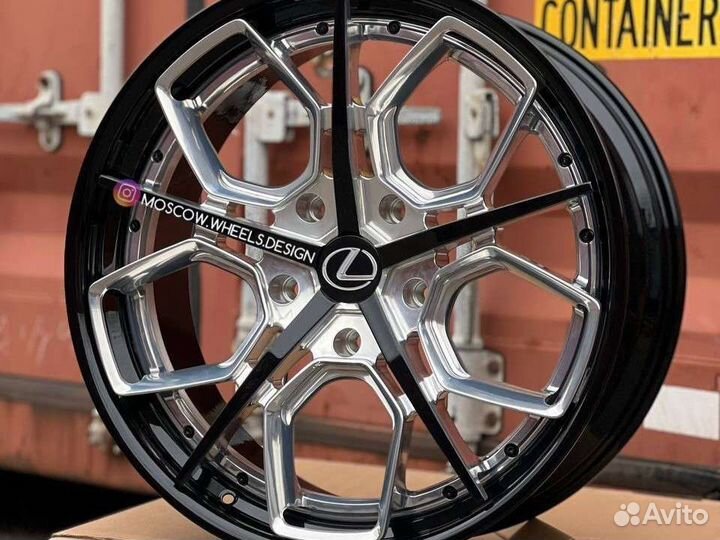 Кованые диски R22 на Lexus LX570 J200