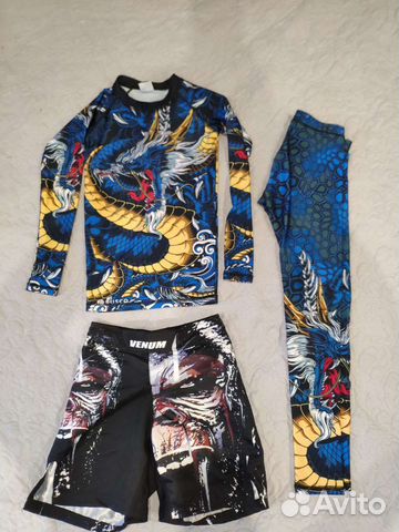 Рашгард комплект детский, шорты Venum