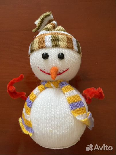 Снеговик новогодняя игрушка