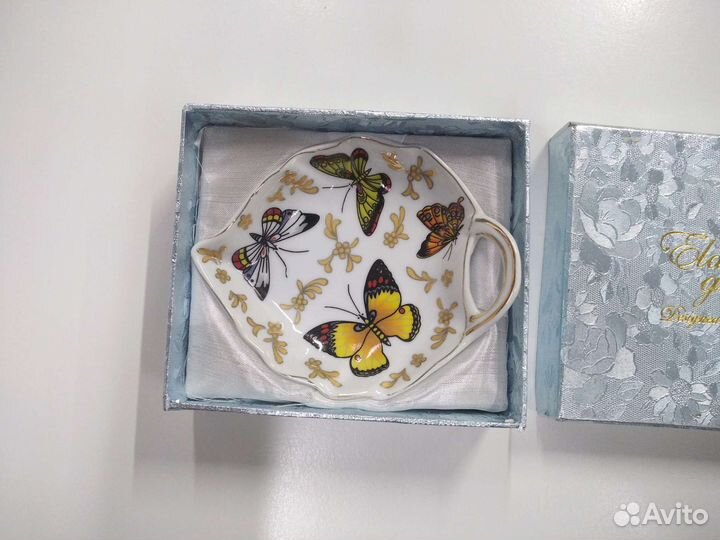 Блюдце под чайный пакетик/для варенья. Фарфор