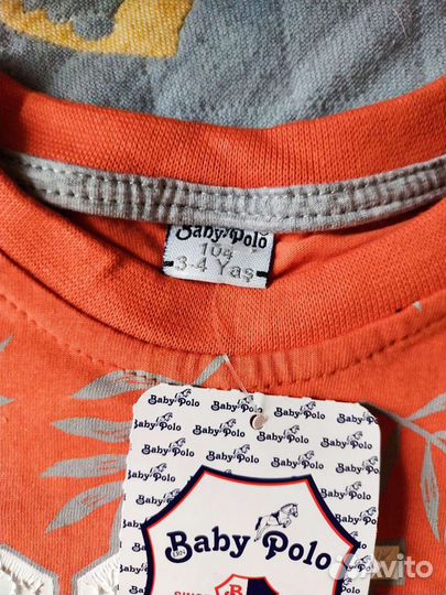 Шорты+ футболка на мальчика 104(новые)