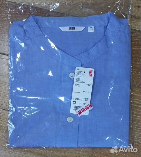 Блузка рубашка uniqlo