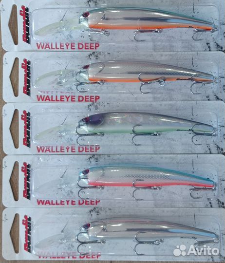 Воблеры 10шт Bandit Walleye Deеp 6-8 м