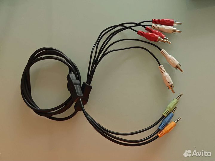 5.1 кабель RCA на jack 3.5