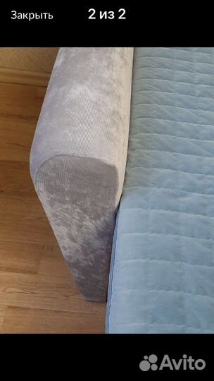 Чехлы на подлокотники кресла или дивана, серые 2шт