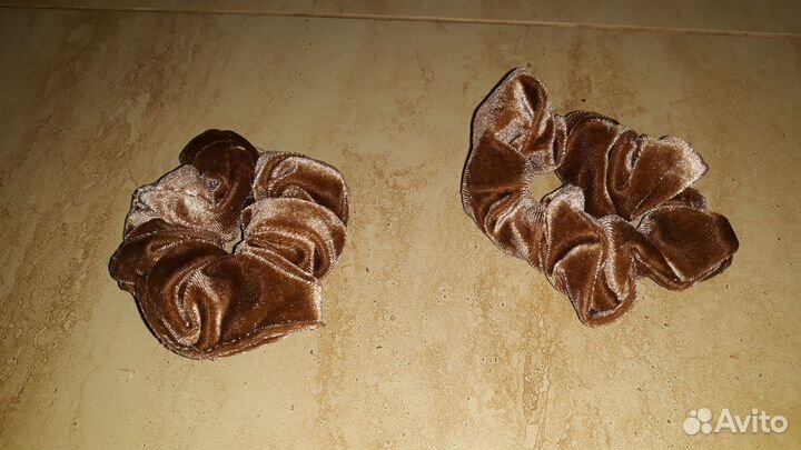 Резиночки для волос бархатные новые