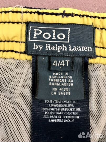 Polo ralph lauren шорты детские