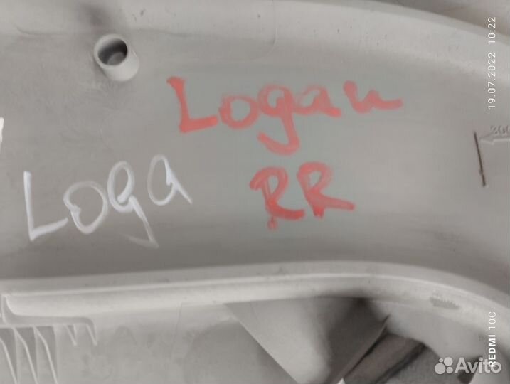 Обшивка двери задней правой Renault Logan