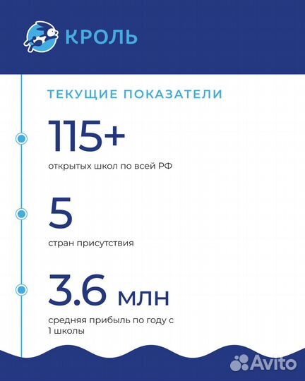 Возьму деньги на открытие школы плавания/ 103% год