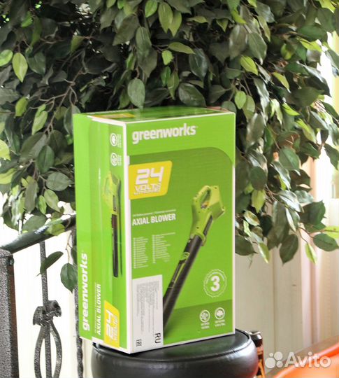 Воздуходув. устройство Greenworks G24AB 24V