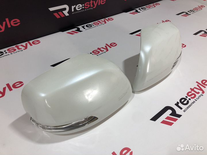 Крышка зеркала Toyota Land Cruiser 200 12-21 Бел