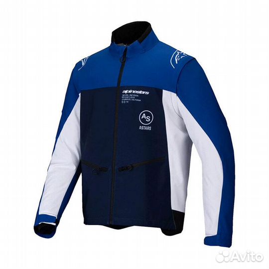 Alpinestars Lite-dura Softshell мотокуртка Blue Синий