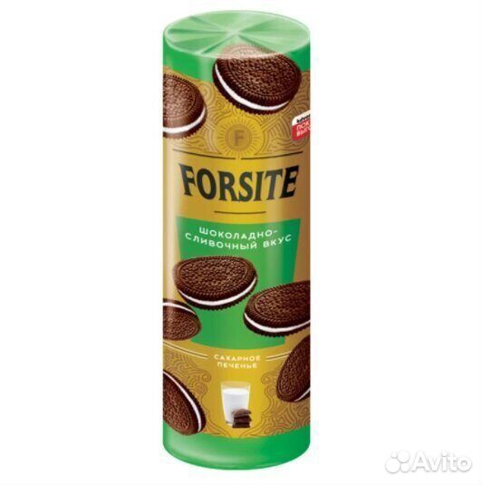 Печенье-сэндвич Forsite шоколадно-сливочное 220 г