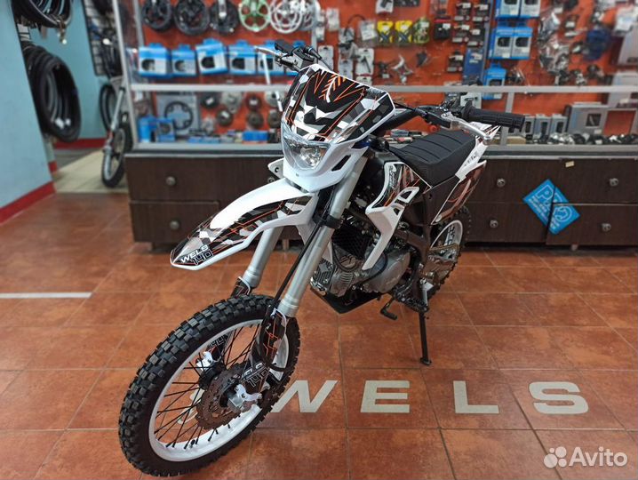 Питбайк Wels RT140 17\14 + шлем