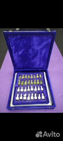 Шахматы из камня 