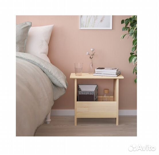 Табурет c ящиком, сосна. (Пэрйохан Икеа)