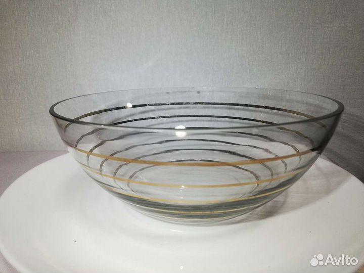 Салатники, фруктовницы стекло