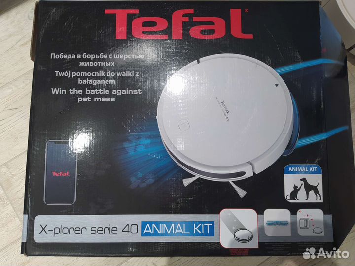 Робот пылесос tefal 40