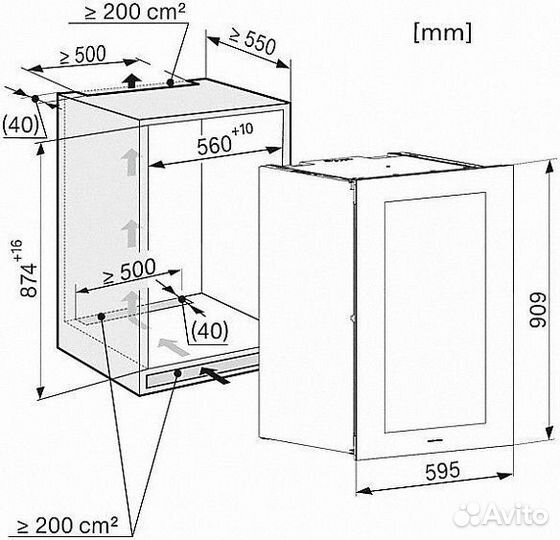 Винный шкаф Miele KWT 6422 iG