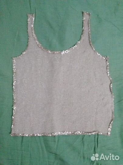 Паетки на сетке