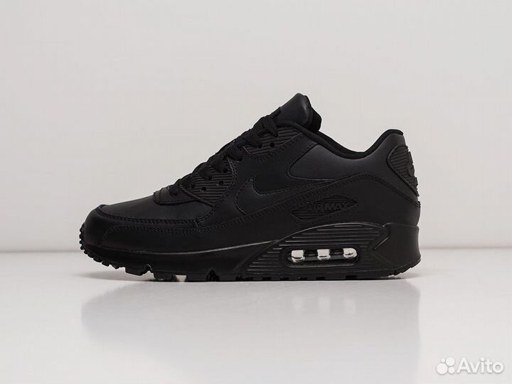 Кроссовки Nike Air Max 90 Leather Black (36-45)