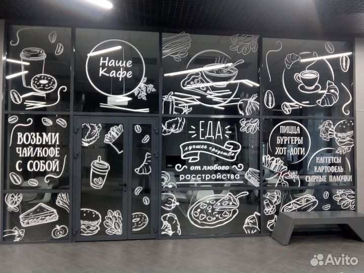 Печать пленок, наклейки, стикеры, таблички