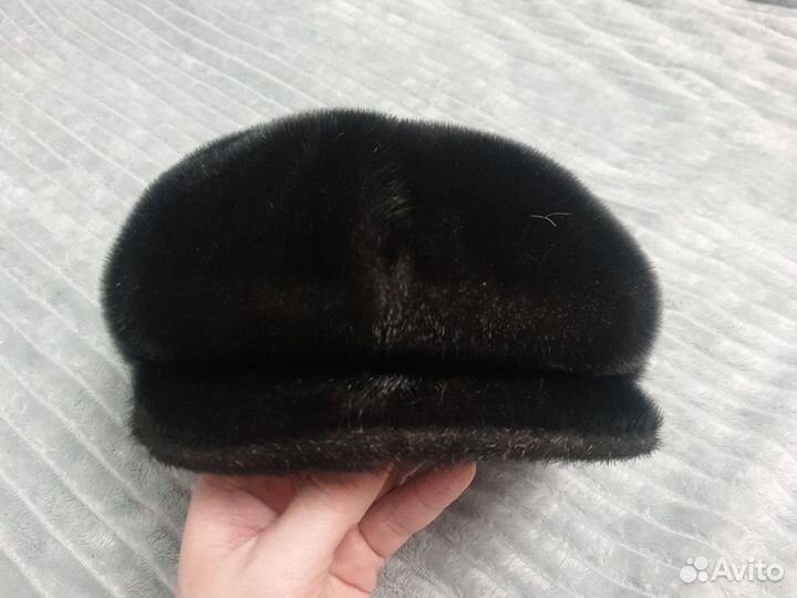 Меховая мужская кепка из нерпы
