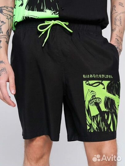 Мужские борд-шорты для купания (новые), р. 46,48