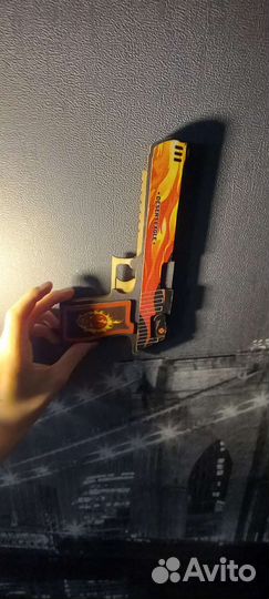 Пистолет игрушечный на резинках