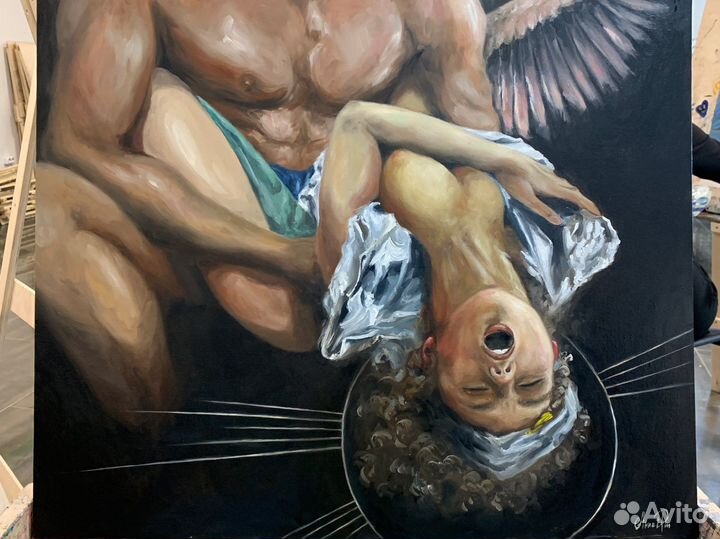 Картина маслом «страсть»