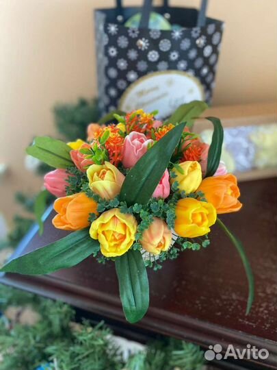 Букет из мыльных цветов