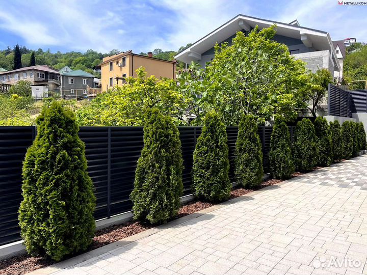 Забор жалюзи. Установка под ключ