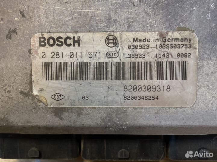 Renault laguna 2 блок управления двигателем