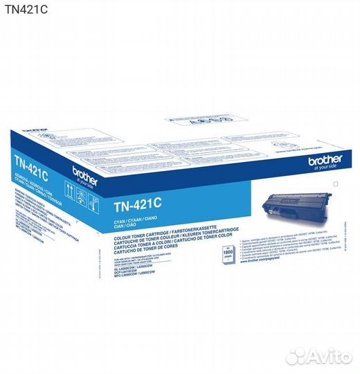 Тонер-картридж Brother TN-421C Лазерный Голубой 18