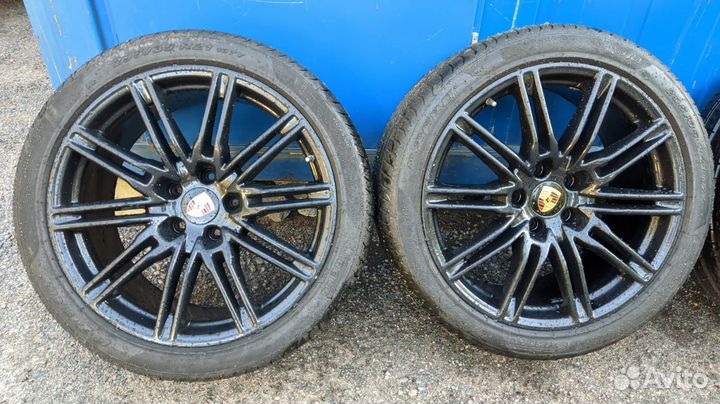 Колеса с дисками на porsche