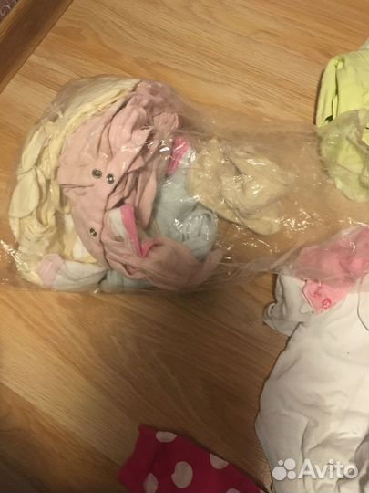 Пакеты с детскими вещами от 56-86