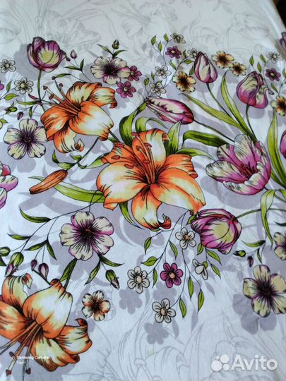 Постельное бельё с цветами