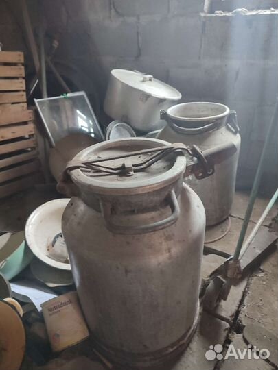 Фляга алюминиевая бу 40л