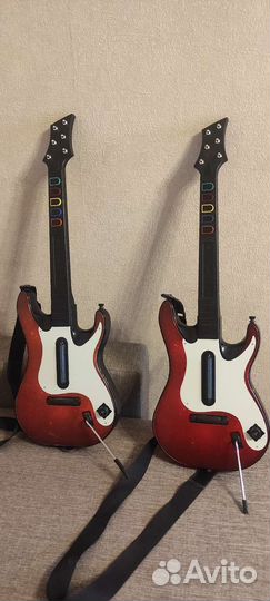 Барабаны и 2 гитары для Guitar Hero ps3