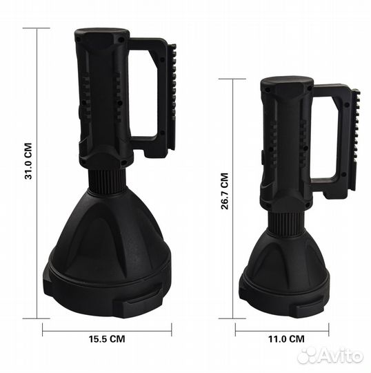 Аккумуляторный фонарь-прожектор XHP50 с треножнико