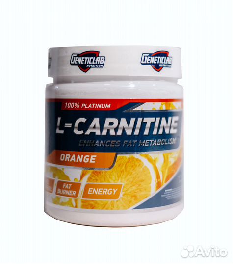 L-карнитин Geneticlab Nutrition carnitine 150 г, а