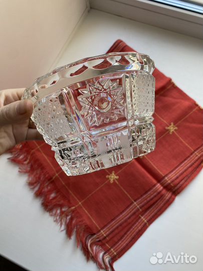 Салатник хрусталь