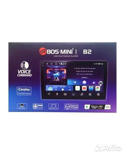 2 DIN boss mini B2 Андроид 9