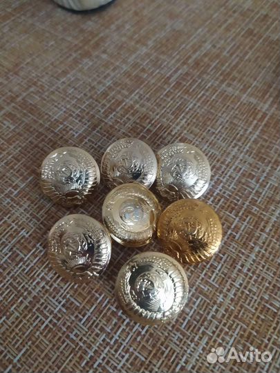 Пуговицы генеральские СССР