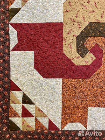 Лоскутное панно на стену 