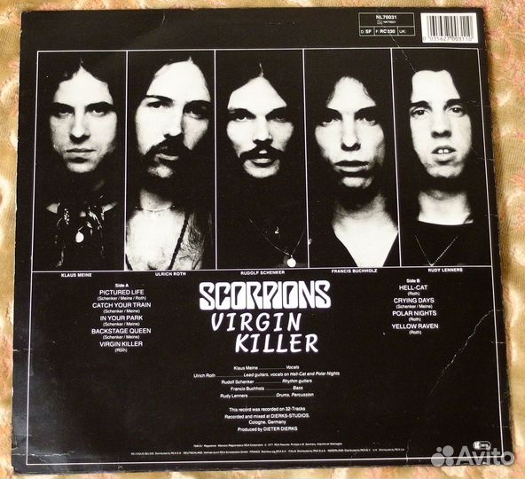 Виниловая пластинка Scorpions – Virgin Killer